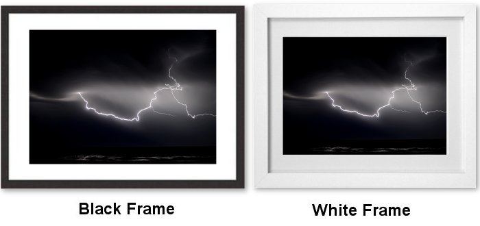 Thunderbolt Lightning Framed Print